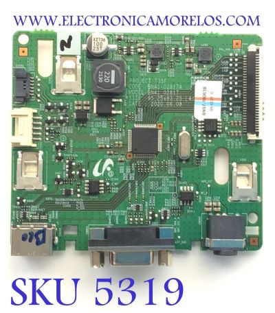 MAIN PARA MONITOR SAMSUNG / NUMERO DE PARTE / BN41-02817A / BN97-18063B / PANEL CY-MT270BNEV1H / DISPLAY MV270FHB-N20 / MODELO LF27T350FHNXZA / F27T350FHN